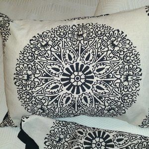 2 Threshold Linen Blend Shams